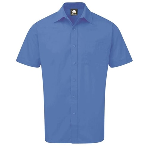ORN Essential Short Sleeve Shirt Mid Blue